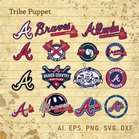 Atlanta Braves Logo vector Set - MasterBundles