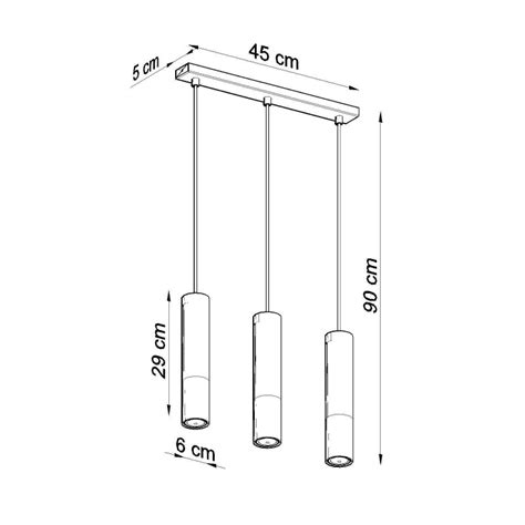 Lampa Wisz Ca Tuba Czarny Chrom Xgu Loopez Sl Sollux Lighting