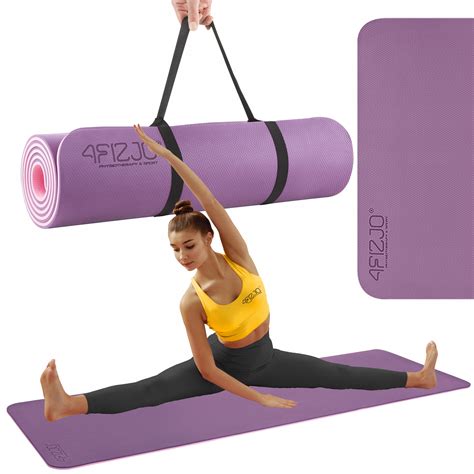 Gruba Mata Do Wicze Tpe Joga Fitness Cm Fizjo Tpe Purple Pink