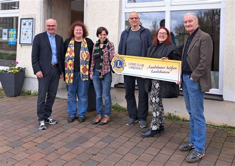 2500 Euro für das Haus International Lions Club Landshut