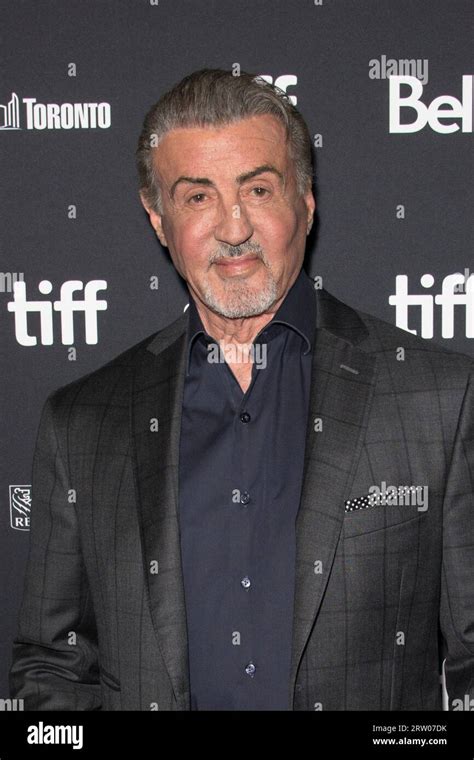 Toronto, Canada. 15th Sep, 2023. Sylvester Stallone attends the "In ...