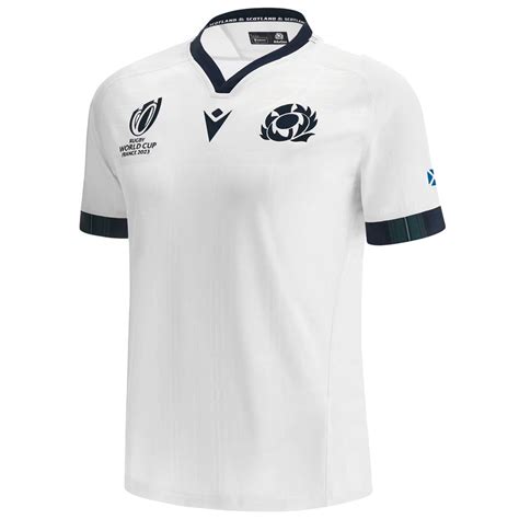 2023 Scotland RUGBY WORLD CUP Away Black Rugby Jersey