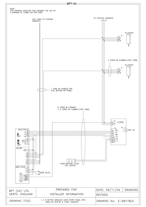 Bpt Ha 200 Wiring Diagram - Best Spark