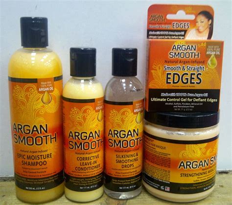 Argan Smooth Hair Products Natural Beauty Treatments 4c Hair Care