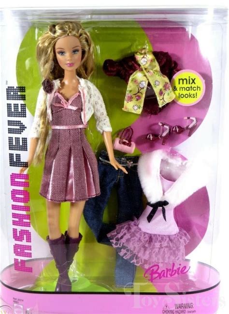 2005 Fashion Fever Mix And Match Barbie Toy Sisters