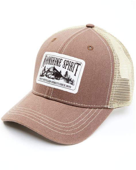 Moonshine Spirit Mens Great Outfitters Patch Mesh Back Ball Cap Sheplers