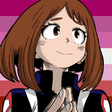Lgbt Icons For All Lesbian Ochako Uraraka Icons Mod Mercy