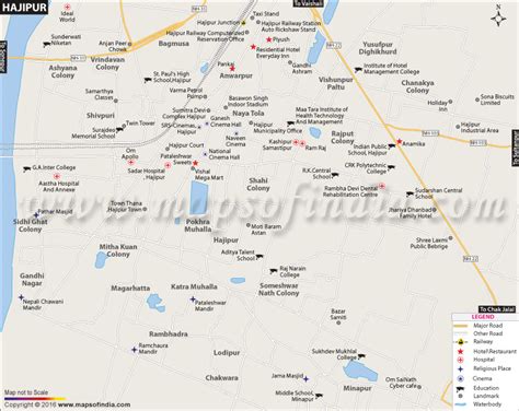 Hajipur City Map