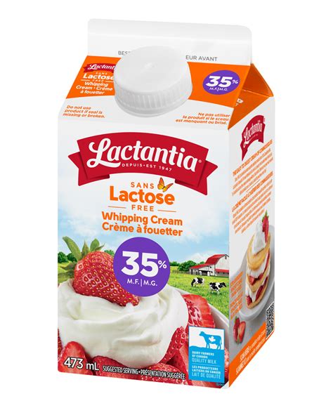 Lactantia® Lactose Free Whipping Cream 35 Lactantia