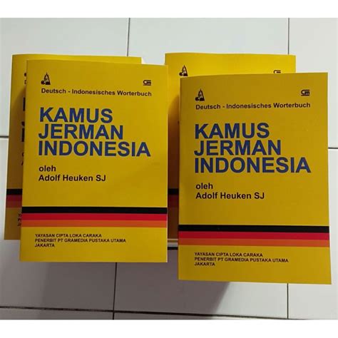 Jual Kamus Jerman Indonesia Oleh Adolf Heuken Sj Shopee Indonesia