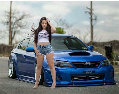 Subaru Wrx Sti Autogirls Modified Car Girl Jdm Girls Car Girls Hot Sex Picture