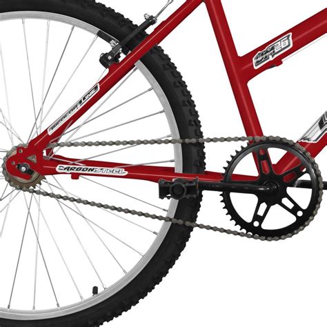 Bicicleta Aro Ultra Bikes Bicolor Feminina Sem Marcha Vermelha