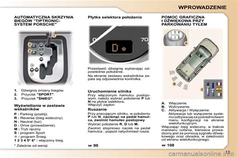 Peugeot 307 SW 2006 Instrukcja Obsługi in Polish 193 Pages