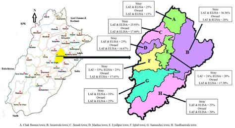 Tehsil Jaranwala District Faisalabad Map - Caresa Vivianne