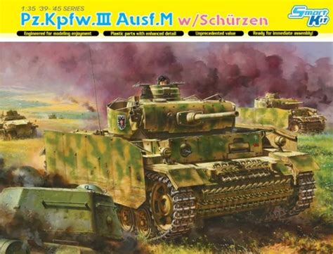 Pz Kpfw Iii Ausf M W Sch Rzen Kursk Dragon Car Model Kit Cz