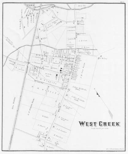 West Creek - map - Ocean County Historical Society