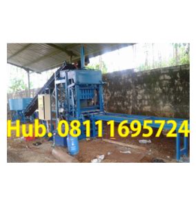 mesin cetak batako  paving block hidrolik semi otomatis