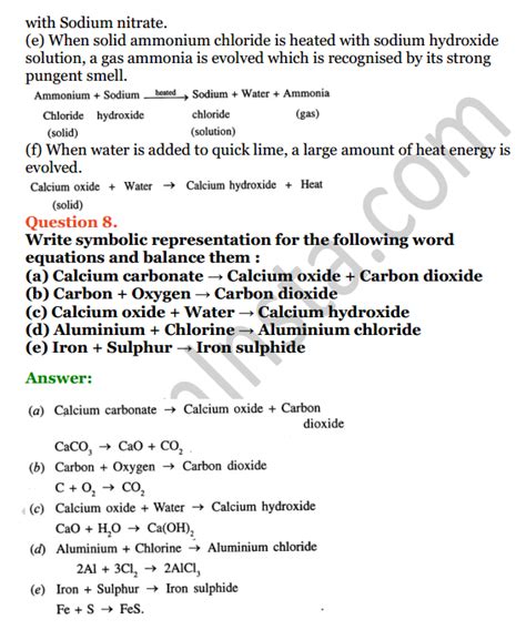 Selina Concise Chemistry Class 7 ICSE Solutions Chapter 5 Language Of