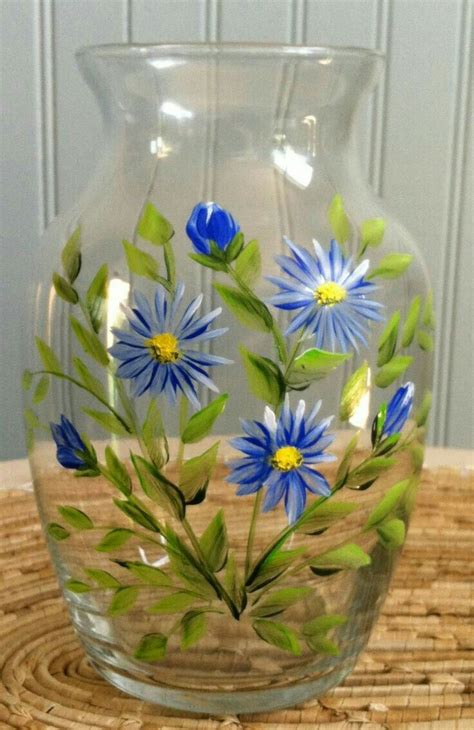 Pin By Serpil Serdar On Turkuaz Hand Painted Glassware Hand Painted