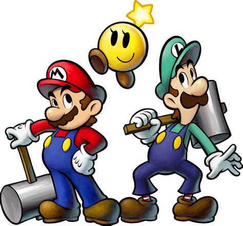 File Mario Luigi Starlow Artwork Mario And Luigi Bis Png Super Mario Wiki The Mario