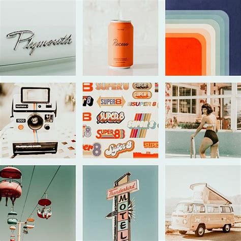 Retro Mood Board Mood Board Branding Mood Board Retro