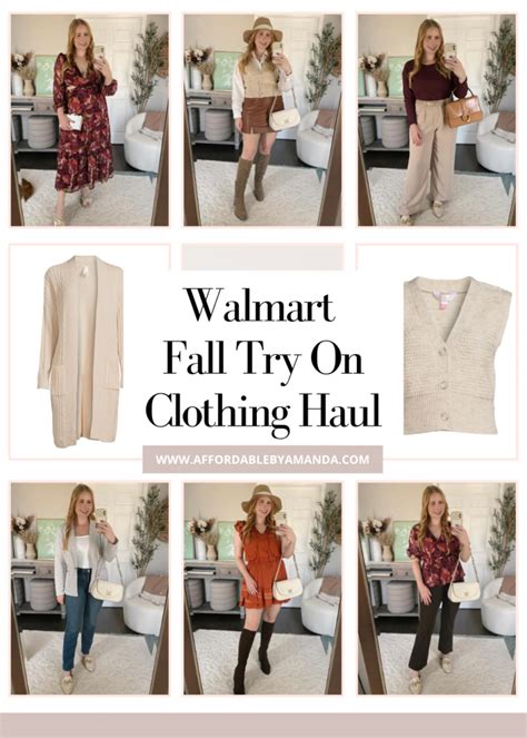 Walmart Fall Try On Clothing Haul 2023 Affordable By Amanda