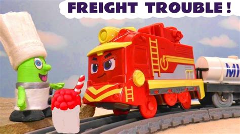 FREIGHT NATE from Mighty Express Toy Train Story with the Funlings | Toy train, Toys, Thomas and ...