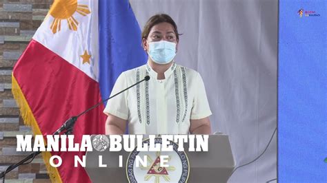 Vp Sara Duterte Delivers A Speech During The School Opening Youtube