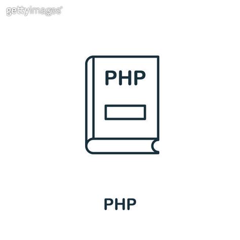 Php Line Icon Thin Design Style From Programmer Icon Collection