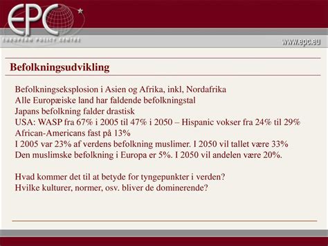 Europas Og Danmarks Konomiske Fremtid European Policy Centre Ppt