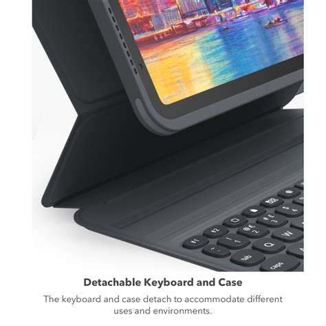 Zagg Pro Keys Wireless Keyboard With Trackpad And Detachable Case For Ipad Pro 11 1st 3rd Gen