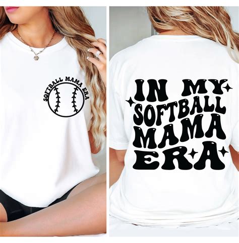 In My Softball Mama Era Png Svg Softball Mom Png Softball Etsy