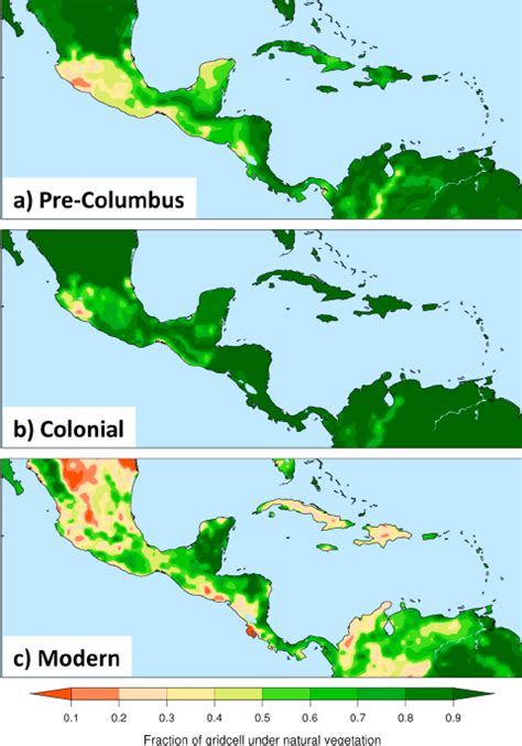 A An Anthropogenic Land Cover Reconstruction For The Pre Columbian