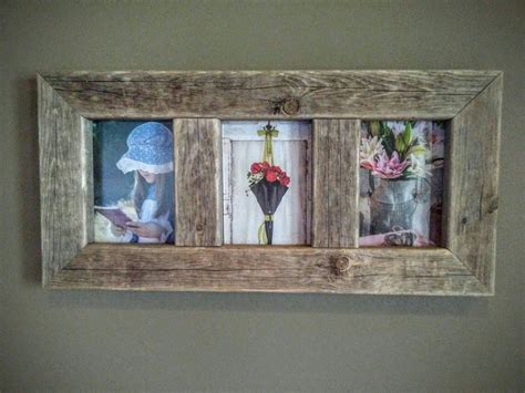 Picture Frame Collage Rustic Wood Decorlakehouse Decorlodge | Etsy ...