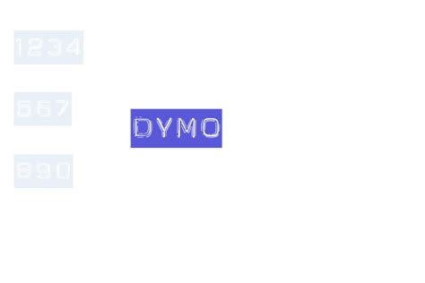 Dymo - Font Free Download