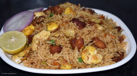 Chicken Fried Rice Recipe Restaurant Style With Tips Indian Recipe Info