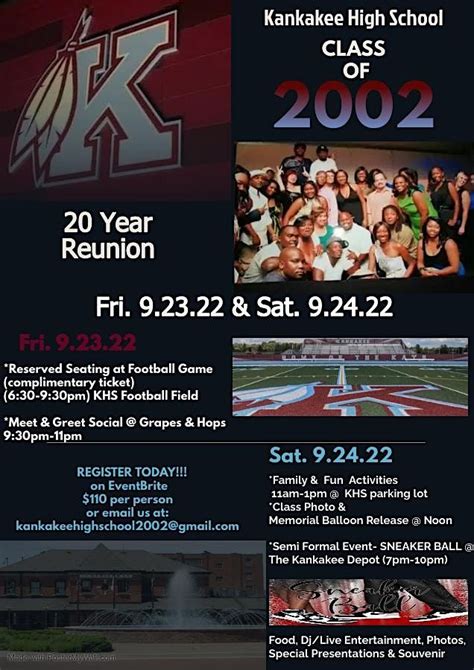 Kankakee High School Class of 2002 20 Year Reunion, The Kankakee Train ...