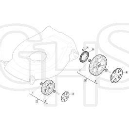 EL 460 PD BW 2010 299487073 MFR Mountfield Rotary Mower Wheels