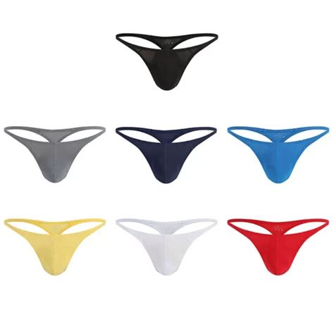 HOMMES SEXY G STRING Culotte String Invisible T Back Slip sous Vêtement Lingerie EUR