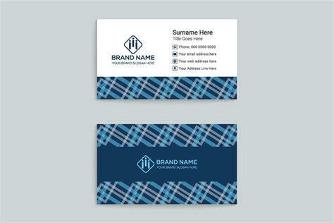 Simple business card template 23252782 Vector Art at Vecteezy