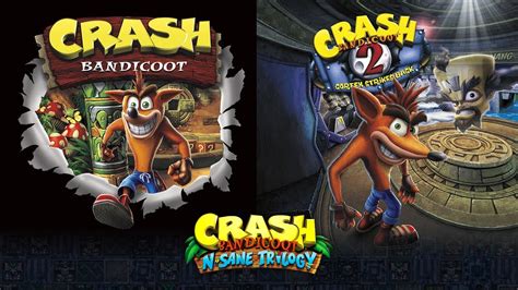 Crash Bandicoot N Sane Trilogy Crash Bandicoot 1 2 Remade Cover