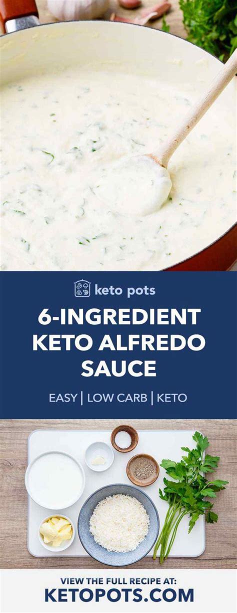 5-Ingredient Keto Alfredo Sauce (Easy!) - Keto Pots