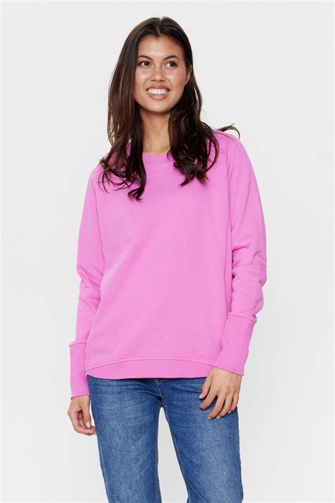NUNIKOLA SWEAT - Super Pink – Numph COM