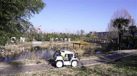 Robot Rotary Lawn Mower Auto Portable Self-propelled Robotic Ride ...