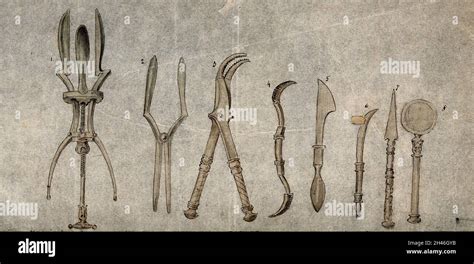 A Selection Of Ancient Roman Surgical Instruments Discovered At