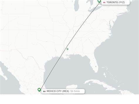 Direct Non Stop Flights From Toronto To Mexico City Schedules