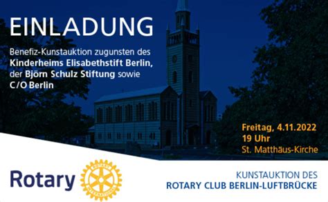 Benefiz Kunstauktion Des Rotary Clubs Berlin Luftbrücke Rotary 1940