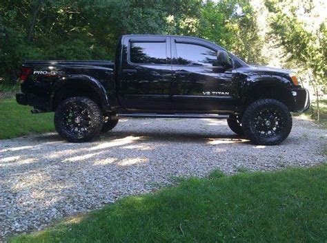 Sell used 2011 NISSAN TITAN PRO-4X LIFTED BLACK 6'' ROUGH COUNTRY LIFT 20 RIMS 35'' TIRES in ...