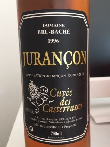 Domaine Bru Bachè Cuvée des Casterrasses Jurançon Vivino France