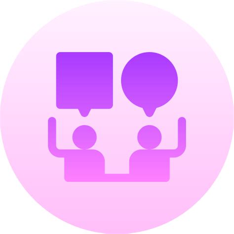 Opinion Basic Gradient Circular icon 